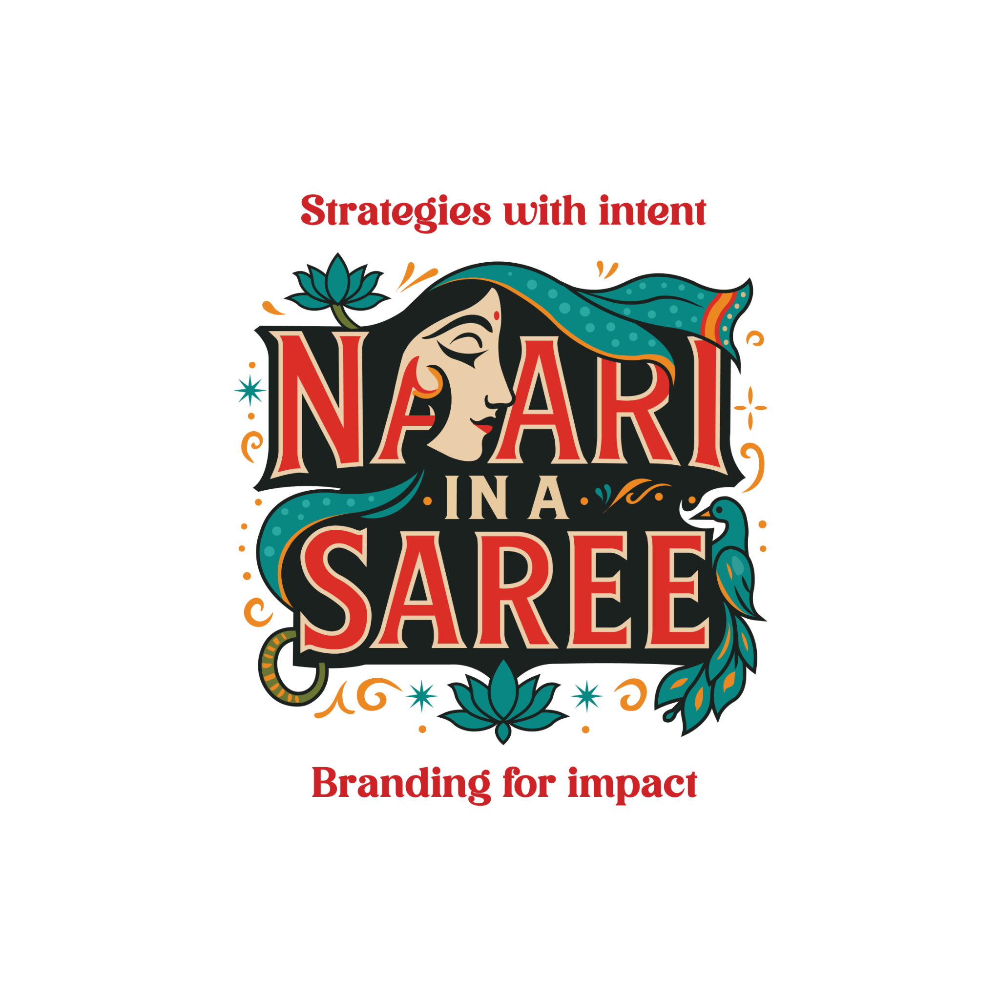 Naari in a Saree logo